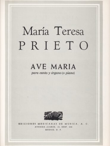 Ave María (canto y órgano) | María Teresa Prieto