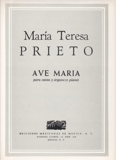 Ave María (canto y órgano) | María Teresa Prieto