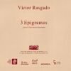 Tres epigramas (clarinete soprano) | Víctor Rasgado