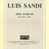 Diez Haikais [canto y piano] | Luis Sandi