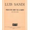 Poemas del amor y de la muerte [canto y piano] | Luis Sandi
