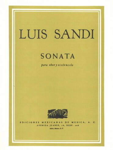 Sonata [oboe y violonchelo] | Luis Sandi