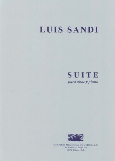 Suite [oboe y piano] | Luis Sandi