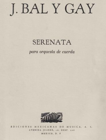 Serenata [Orquesta de cuerda] | J. Bal y Gay