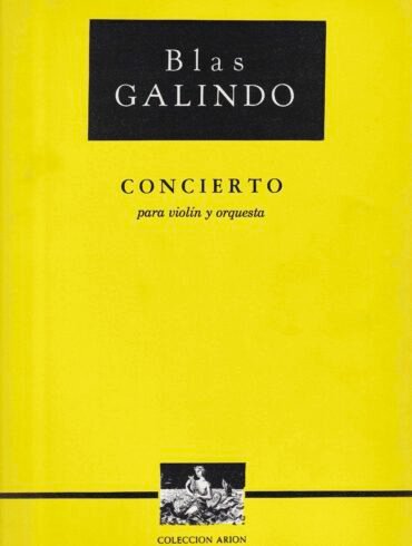 Concierto [Violín y Orquesta] | Blas Galindo