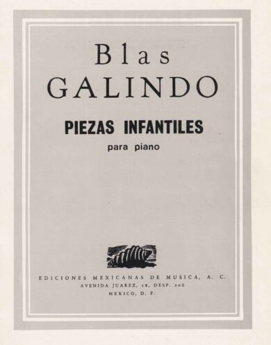 Piezas Infantiles [piano] | Blas Galindo