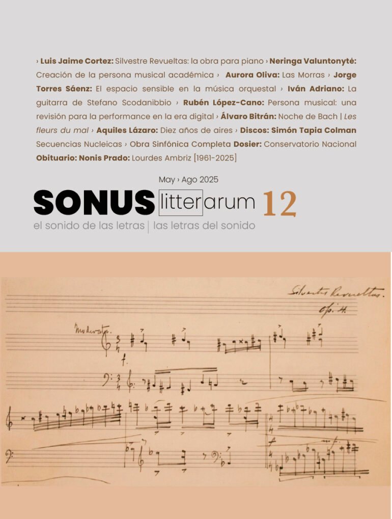 Sonus 12 Portada