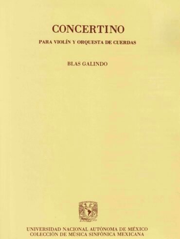 Blas Galindo | Concertino para violín