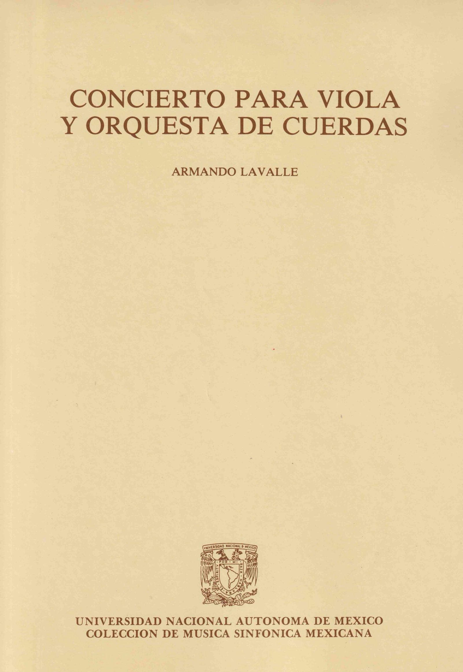 Armando Lavalle | Concierto para Viola y Orquesta de cuerdas